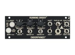 Running Order 1U Two-Track Trigger Sequencer (Black)