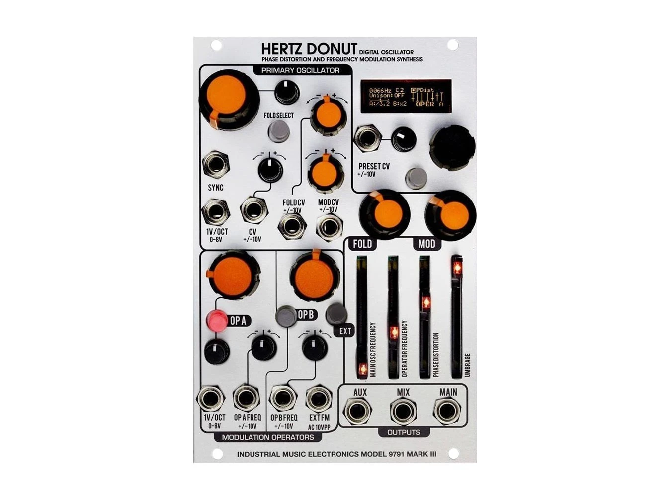 Hertz Donut MKIII Digital FM Oscillator 3 Hertz Donut MKIII Digital FM Oscillator