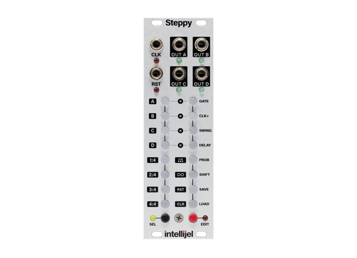 Steppy 4-Track Gate Sequencer 3 Steppy 4-Track Gate Sequencer
