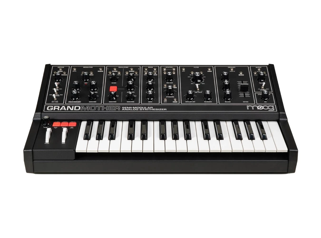 MOOG Grandmother Dark Semi-Modular Analog Keyboard Synthesizer 4 MOOG Grandmother Dark Semi-Modular Analog Keyboard Synthesizer - Image 2