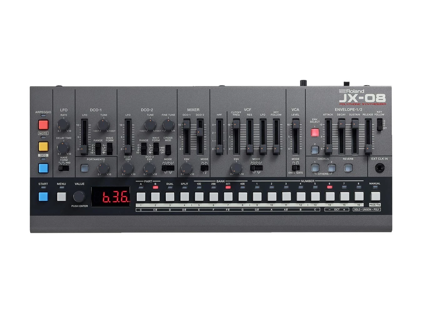 Roland JX-08 Boutique Synthesizer Sound Module 3 Roland JX-08 Boutique Synthesizer Sound Module