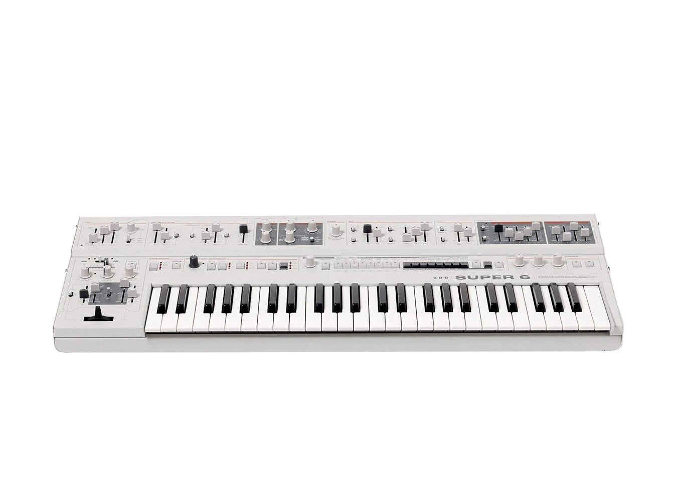 Super 6 Polyphonic Hybrid Keyboard Synthesizer - Limited Edition White 4 Super 6 Polyphonic Hybrid Keyboard Synthesizer - Limited Edition White - Image 2