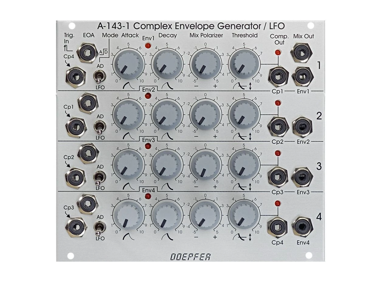 A-143-1 Quad Complex Envelope Generator 3 A-143-1 Quad Complex Envelope Generator
