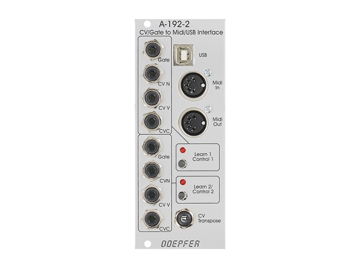 A-192-2 Dual CV / Gate To Midi / USB Interface 3 A-192-2 Dual CV / Gate To Midi / USB Interface