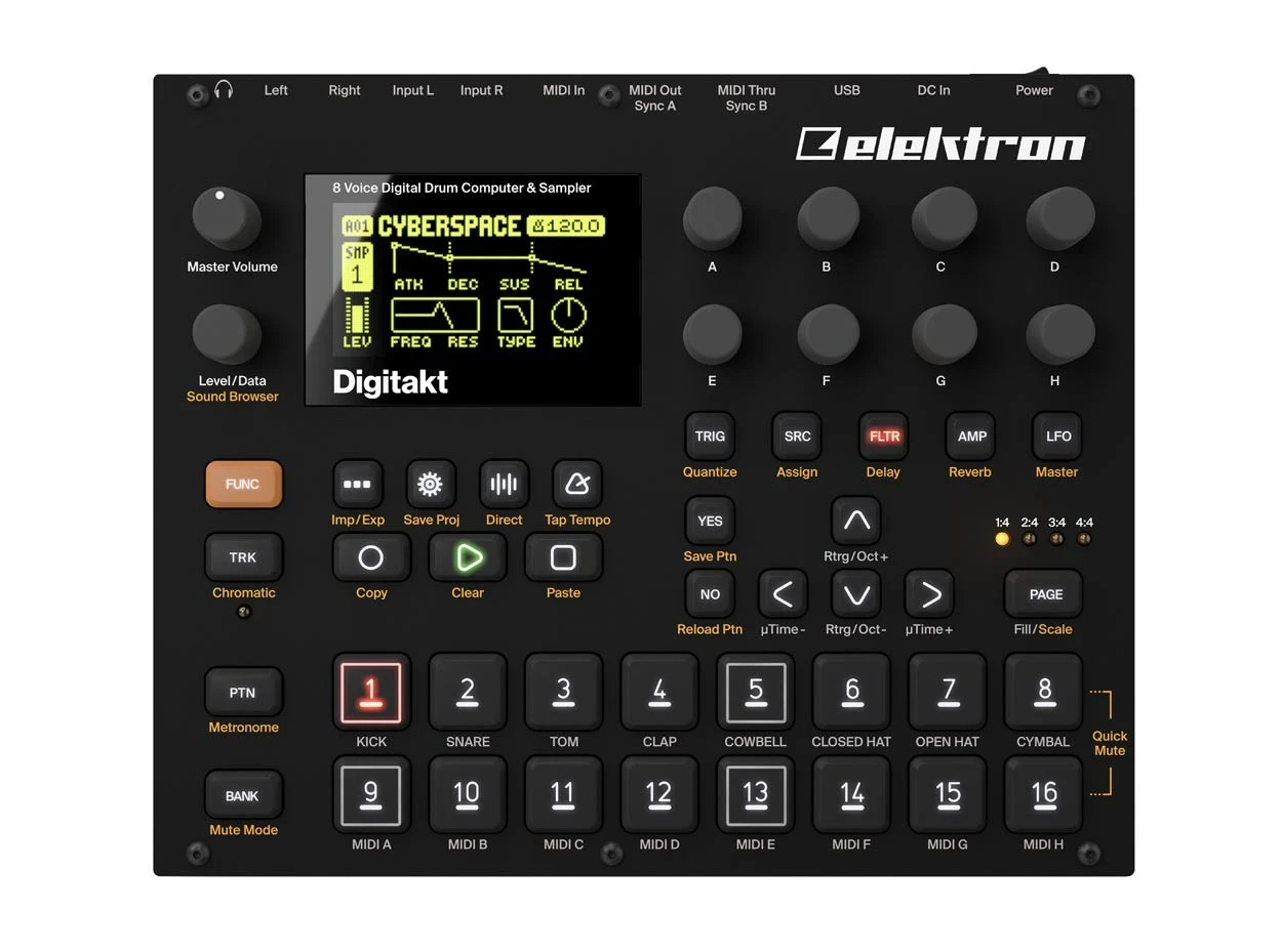 Digitakt 8-Voice Digital Drum Computer + Sampler 3 Digitakt 8-Voice Digital Drum Computer + Sampler