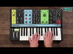 MOOG Grandmother Semi-Modular Analog Keyboard Synthesizer 11 MOOG Grandmother Semi-Modular Analog Keyboard Synthesizer -Roland Shop hqdefault 32