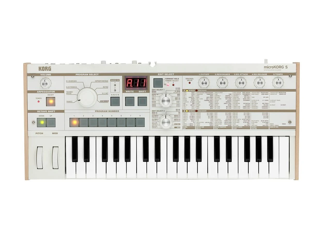 Microkorg-S Virtual Analog Keyboard Synthesizer / Vocoder 3 Microkorg-S Virtual Analog Keyboard Synthesizer / Vocoder