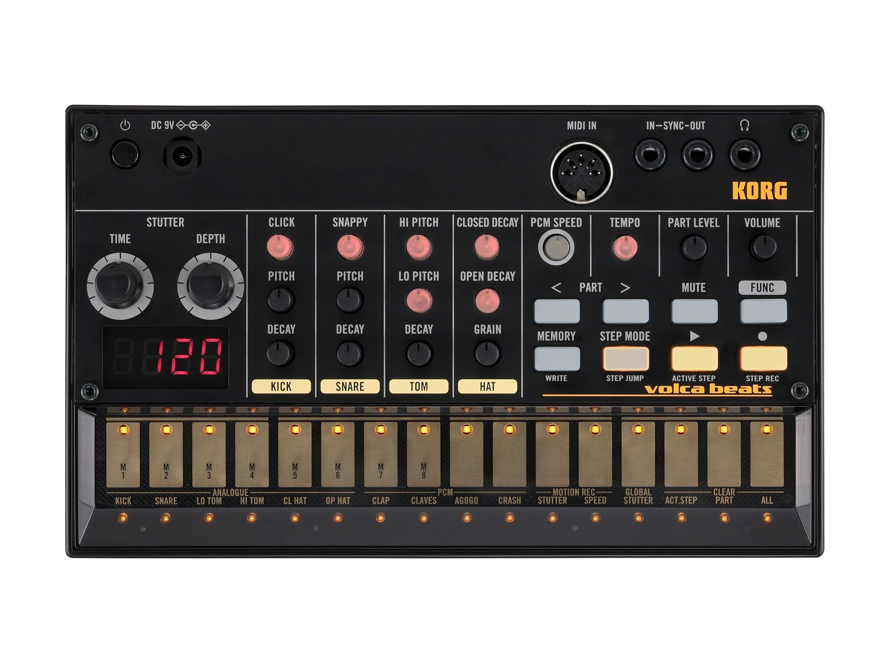 Volca Beats Analog Drum Machine 3 Volca Beats Analog Drum Machine