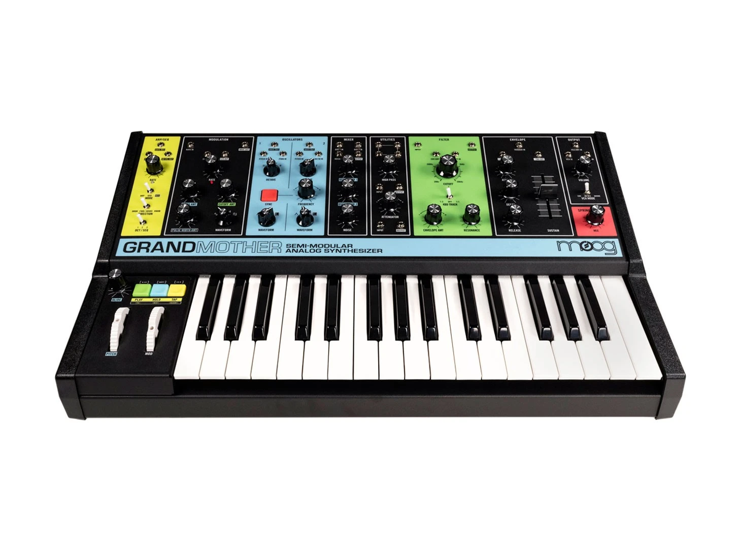 MOOG Grandmother Semi-Modular Analog Keyboard Synthesizer 3 MOOG Grandmother Semi-Modular Analog Keyboard Synthesizer