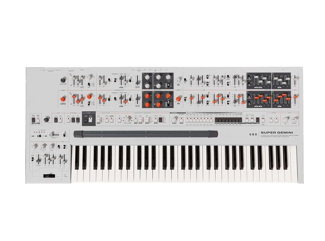 Super Gemini Polyphonic Hybrid Keyboard Synthesizer 3 Super Gemini Polyphonic Hybrid Keyboard Synthesizer