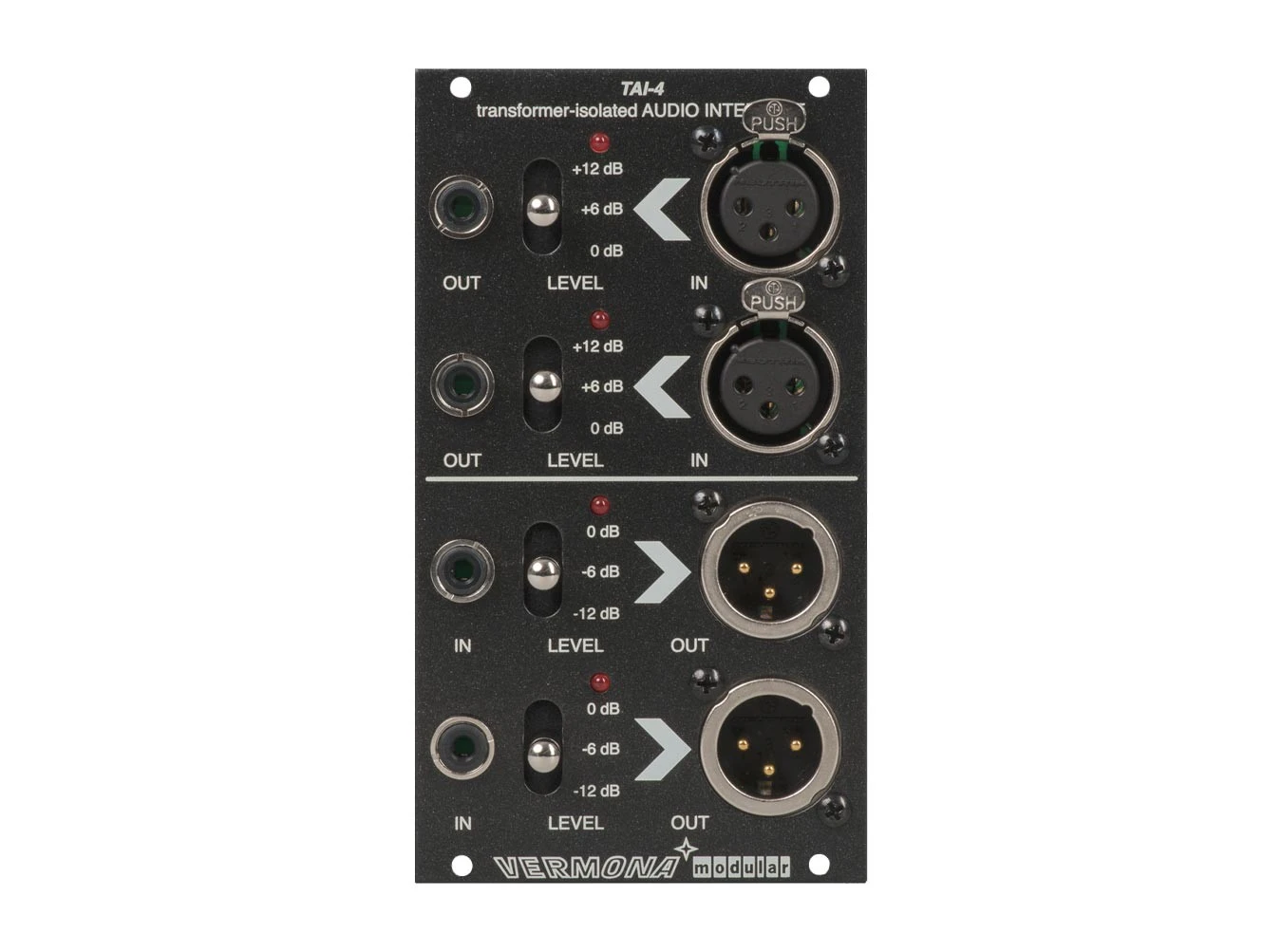 TAI-4 Isolated Audio Interface 3 TAI-4 Isolated Audio Interface